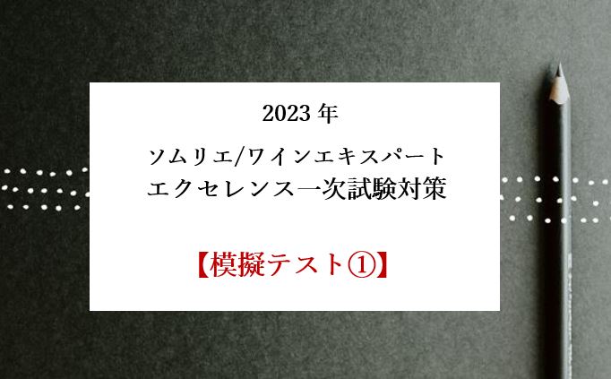 2023年　エクセレンス一次試験対策【模擬テスト ①】