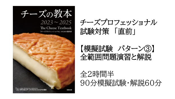 2023年 CPAチーズ・プロフェッショナル一次試験対策　直前【模擬試験③】