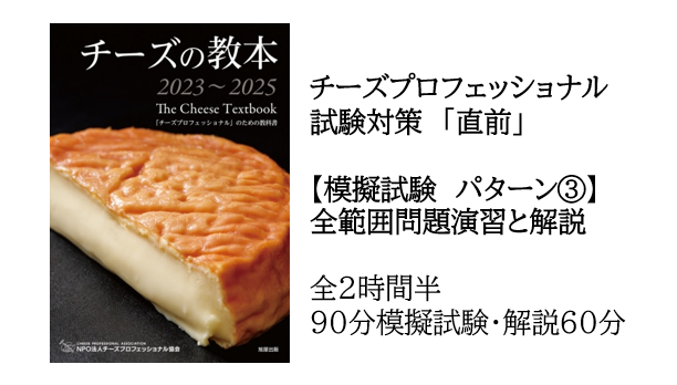 【2024年度】CPAチーズ・プロフェッショナル一次試験対策　直前【模擬試験③】